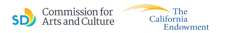 San Diego Commission for Arts and Culture logo; The California Endowment logo
