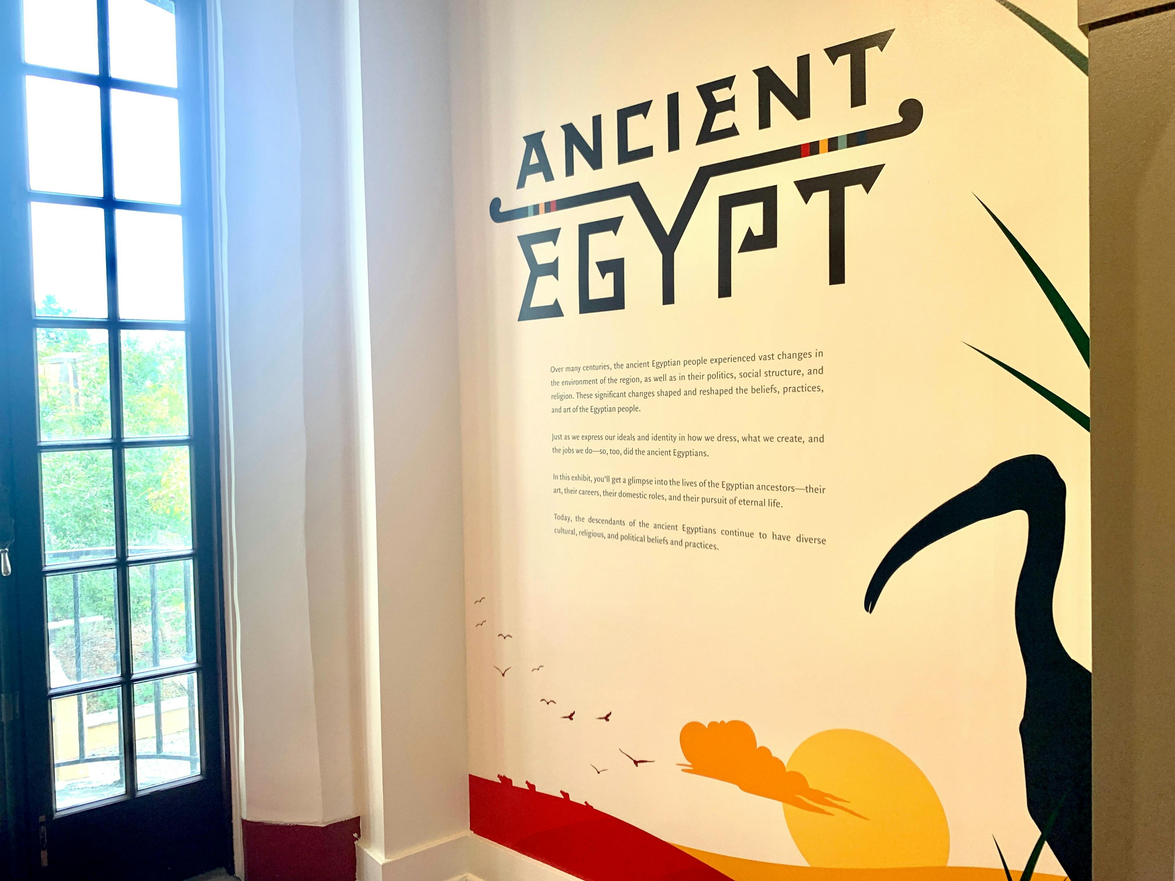 Entrance to the Ancient Egypt Exhibit
